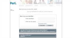 Desktop Screenshot of perlpatrimoine.com
